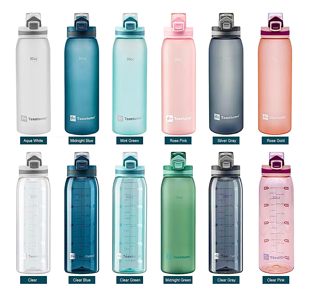 Time Marker Water Bottle